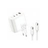 Carregador de Parede Oraimo 65w Usb-a/2 Usb-c - Kit Completo Branco - 2