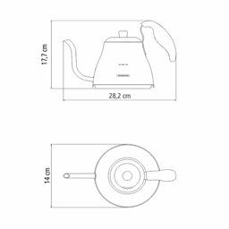 Chaleira Bico de Ganso em Aço Inox 1,2 L Tramontina 61768/510 - 4