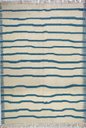 Ver imagem 1 de Tapete para Sala Kilim Stripe 126x176 70448 Listrado Azul