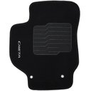 Ver imagem 4 de Jogo de Tapete Automotivo Carpete Creta 2017 À 2019 Soft Logo Bordado Preto 5 Peças S/m Soft Preto 5