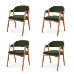 Kit 4 Cadeiras para Mesa de Jantar Gaia - 2