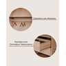 Guarda Roupa Casal Espelhado Mdf 2 Portas - Verona-branco Acetinado - Made Marcs - 4