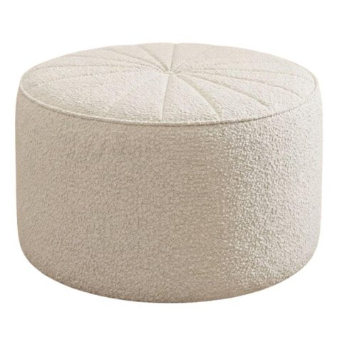 Puff Decorativo Eron 73x73 cm Pes Fixos Boucle Tce 1010 Moll