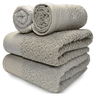 Kit 2 Toalhas de Banho + 2 Toalhas de Rosto Capri Atlântica Gigante 100% Algodão Banhão Cor:cinza Né - 1