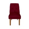 Cadeira Sala de Jantar Kit 4 Maria Suede Vinho - Majú Decor - 3