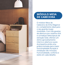 Ver imagem 6 de Mesa de Cabeceira 3 Gavetas Elegance Bege