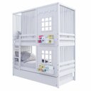 Ver imagem 6 de Treliche Casinha 2 Janelas Cortina Madeira Branco