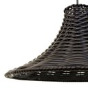 Ver imagem 2 de Kit 3 Pendente Junco Poptem Chapéu Gourmet tabaco luminária lustre 36cm sala