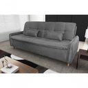 Ver imagem 2 de Sofá Cama Casal Reclinável Donna - Cinza Light