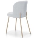 Ver imagem 7 de Kit 02 Cadeiras para Sala de Jantar Cozinha Estofada Gavi Arena L02 Linho Cinza - Lyam Decor