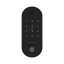 Ver imagem 2 de Combo Fechadura Yale Lia Digital Embutir Preta Fosca