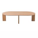 Ver imagem 4 de Mesa de Centro Orgânica Chanfrada Pé Madeira Complementos
