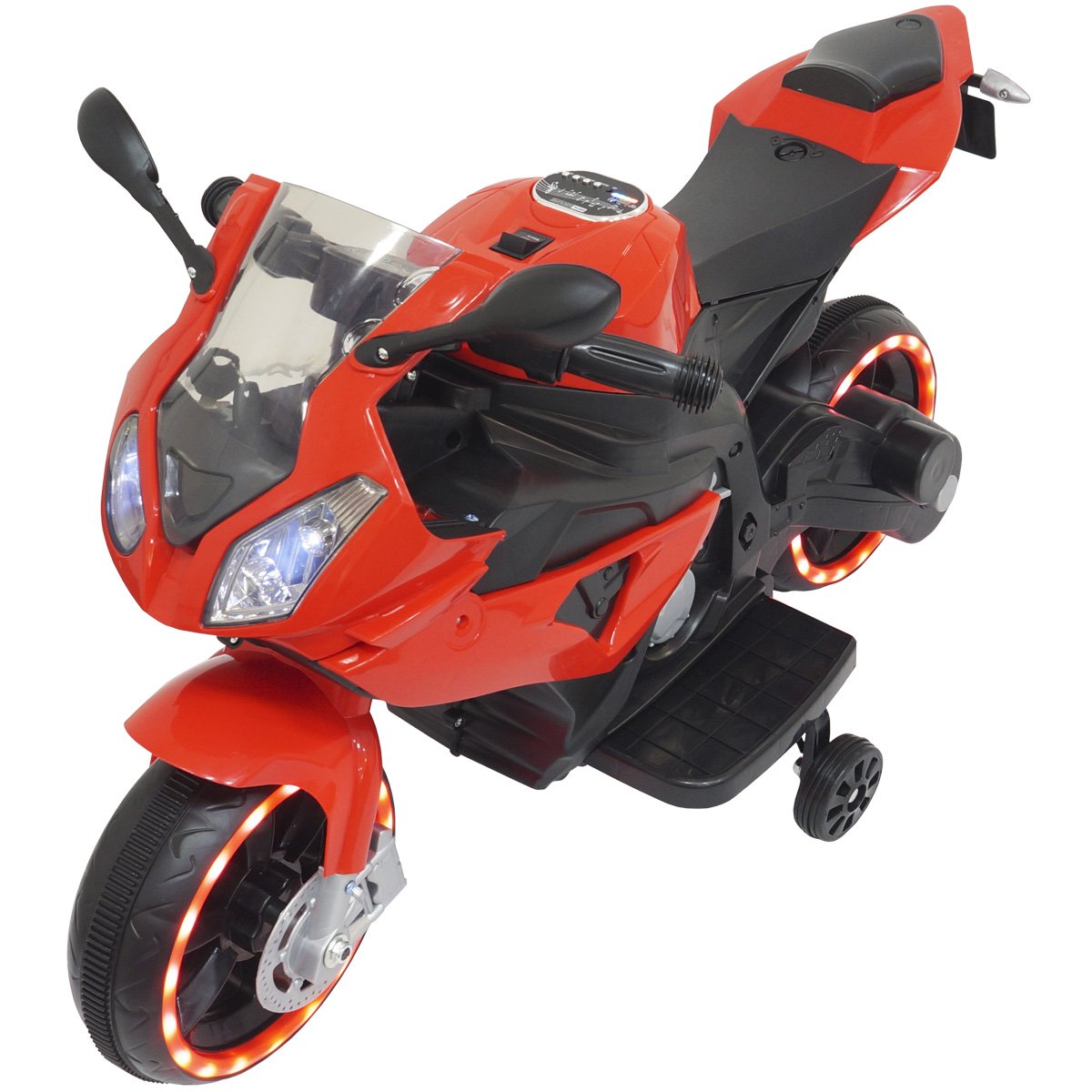 Triciclo Mini Moto Elétrica Infantil Cor Preta Som e Farol com Luz -  Importway