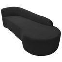 Ver imagem 5 de Kit Divã Recamier Orgânico França 220cm Lado Direito e Poltrona Amore Bouclé