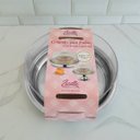 Ver imagem 4 de Prato Para Pudim Em Aço Inox Com Tampa De Acrílico Transparente 25cm Suporte Porta Bolo