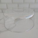 Ver imagem 5 de Prato Para Pudim Em Aço Inox Com Tampa De Acrílico Transparente 25cm Suporte Porta Bolo
