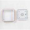 Lustre Plafon Led Timber 12w 28x28 Céu Estrelado Amadeirado Branco Quente 3000k Bivolt - 7