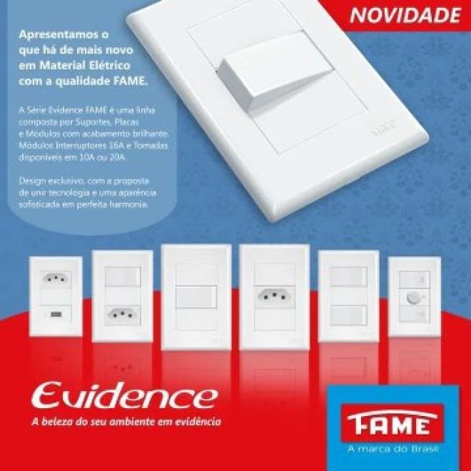 Kit 5 Tomadas 10a 4x2 Evidence Fame Completa Original - 4