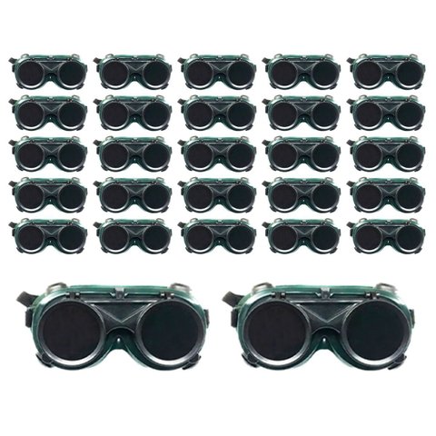 Oculos de Solda Proteção Kit 27 Epi Mascara Articulavel Dupla Lente Soldador
