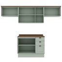Ver imagem 3 de Armário de Cozinha Compacta Modulada 2,80m 8 Peças Iluminata Genialflex