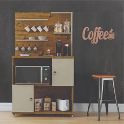 Plaquinha Decorativa Coffe Em Mdf Natural - 2