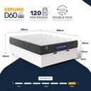 Ver imagem 3 de Cama Box Baú com Colchão Gazin de Espuma D28 Double Face Force Up Casal 138cm