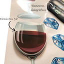 Ver imagem 6 de Mega Adesivo 3d Decorativo Pinguim Master Chefe Holográfico:chefe Vinho