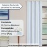 Cortina Blackout 1,40 X2,20 Folha Unica Ilhos para Provador Corta Luz Cor Branco - 4