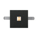 Ver imagem 1 de Plafon Spot Embutir Pontual P/ Mr11 6x6cm Alumínio 1991 St3273-preto
