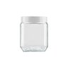 Pote de Vidro Quadrado 1,2l Branco Invicta - 3