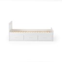 Ver imagem 2 de Cama Viúva 06 Gavetas Madeira Maciça Branco