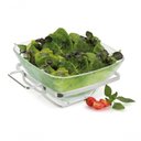 Ver imagem 1 de Saladeira de Vidro 2,7l Gourmet Salada Servir Base Inox Massa