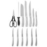 Conjunto Facas Aco Inox 14 Pecas Com Cepo Preto Wellisford Oster - 4
