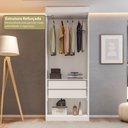 Ver imagem 4 de Guarda-Roupas Closet Modulado Roupeiro sem Portas 2 Gavetas Versatille Yescasa
