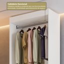 Ver imagem 6 de Guarda-Roupas Closet Modulado Roupeiro sem Portas 2 Gavetas Versatille Yescasa