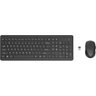 Kit Mouse e Teclado sem Fio Hp 330, Wireless, Us, com Teclado Numérico, Preto - 2v9e6aa#ac4 - 2