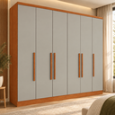 Ver imagem 1 de Guarda Roupa com 6 Portas e 4 Gavetas Holambra -Tcel