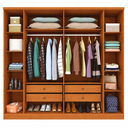 Ver imagem 2 de Guarda Roupa com 6 Portas e 4 Gavetas Holambra -Tcel