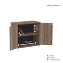 Ver imagem 6 de Armário para Escritório Baixo 2 Portas com Chave