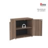 Armário para Escritório Baixo 2 Portas com Chave - 8