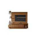 Ver imagem 3 de Home Istambul Painel P/ Tvs até 65'' 2 Portas - Jequitiba Ripado - Lukaliam