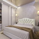 Ver imagem 6 de Cabeceira Solteiro Cama Box Botões Provençal Bege Suede com Pés 120cm Altura Rbl