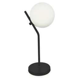 Abajur Luminária De Mesa Aro Jabuticaba Globo Orby Preto - 2