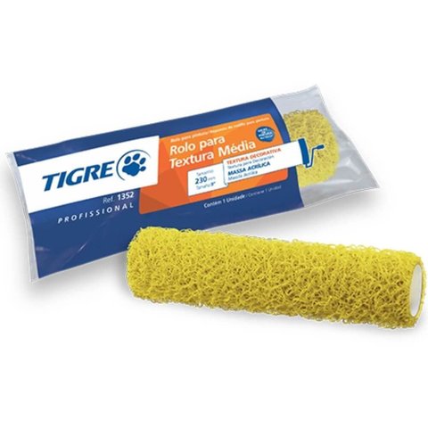 Rolo Especial para Texturização 23cm sem Cabo - 61352230 - Pincéis Tigre Pinceis Tigre