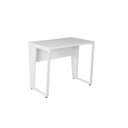 Ver imagem 3 de Mesa Industrial Escritório 90cm X 60cm Pés Metal F5 Office Cor:branco
