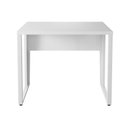 Ver imagem 5 de Mesa Industrial Escritório 90cm X 60cm Pés Metal F5 Office Cor:branco