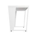 Ver imagem 6 de Mesa Industrial Escritório 90cm X 60cm Pés Metal F5 Office Cor:branco