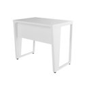 Ver imagem 4 de Mesa Industrial Escritório 90cm X 60cm Pés Metal F5 Office Cor:branco