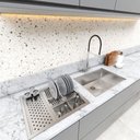 Ver imagem 6 de Calha Varanda Gourmet Cozinha Inox P/acessórios Louça