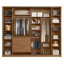 Ver imagem 3 de Guarda Roupa Casal Laredo 4 Portas Flex + Vidro - Demobile:amendola Touch/nude Prime Tx